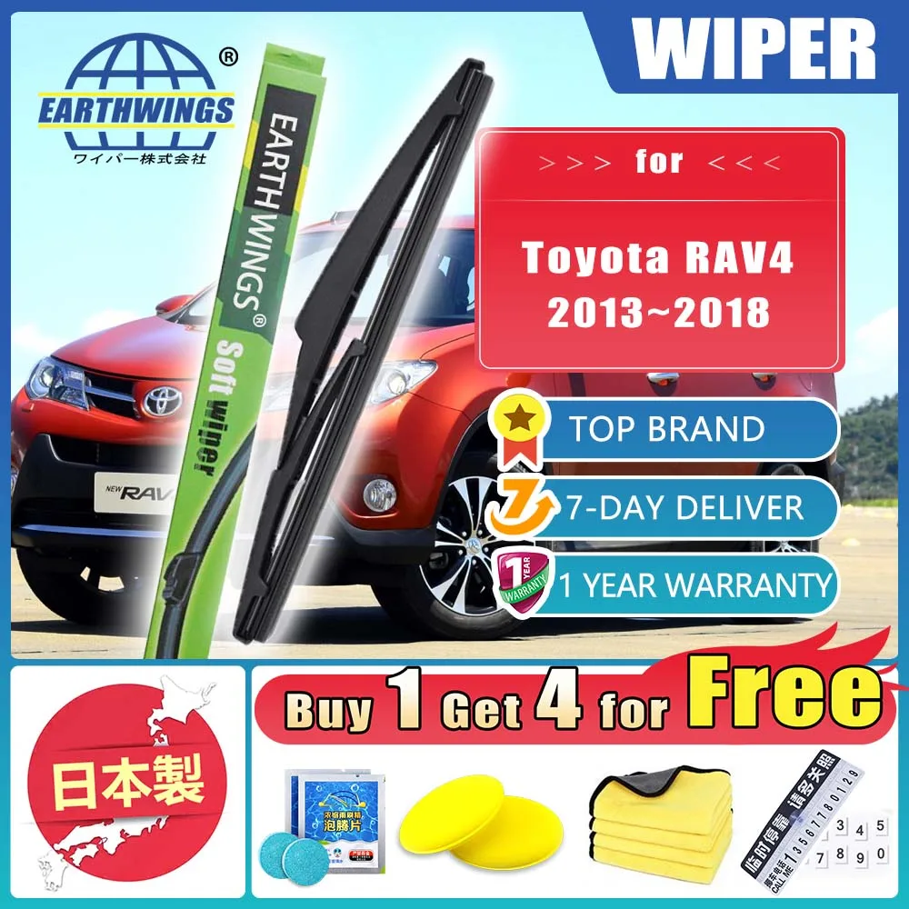 Rear Wiper Blade Set for Toyota RAV4 Rav 4 2013 2014 2015 2016 2017 2018 XA40 Car Accessorie Windshield Windscreen Rear Window