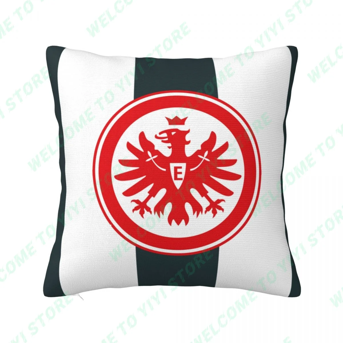 Taie d'oreiller décorative Eintracht FrankindexFuball AG, housse de coussin pour voiture, canapé, salon, nouveau