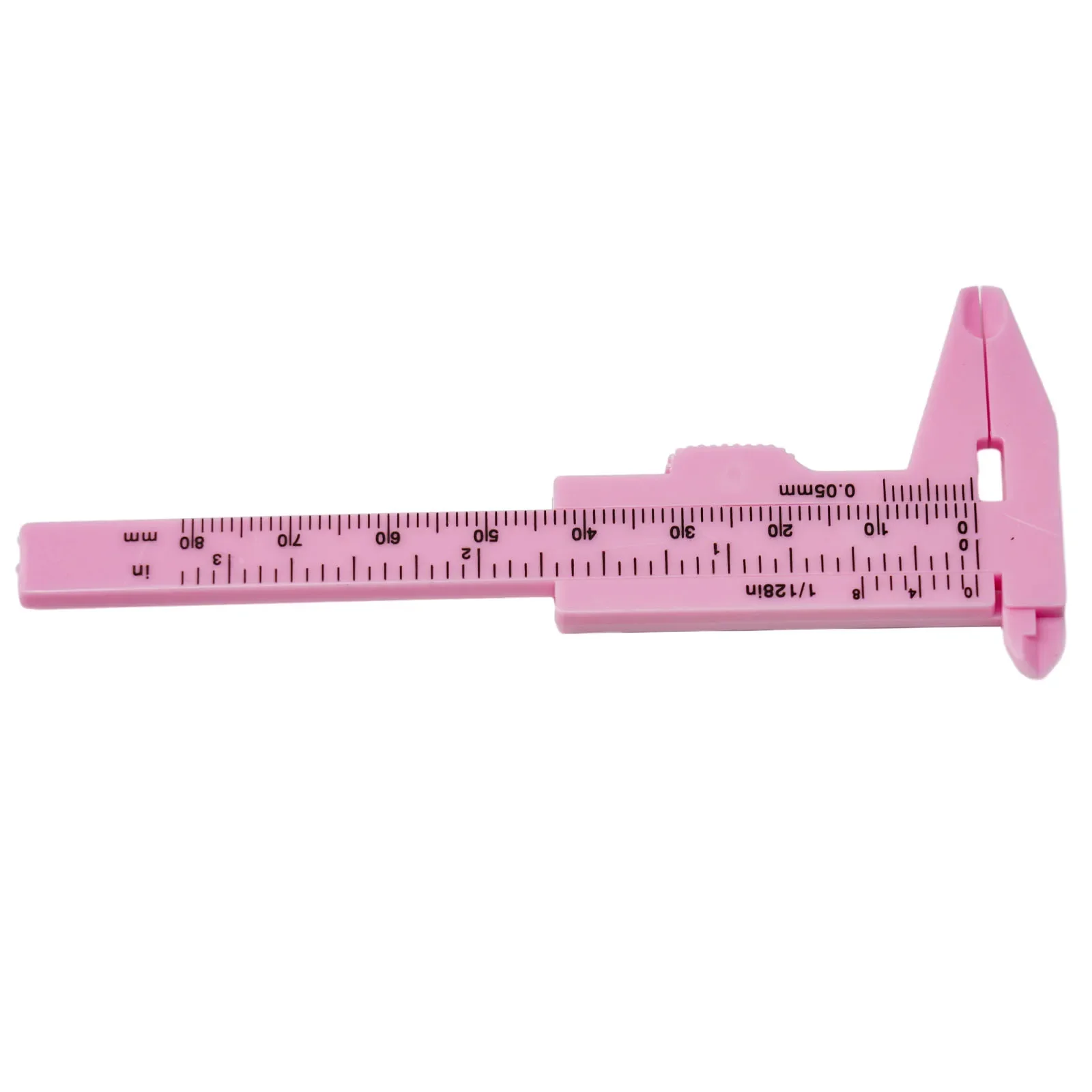 

Brand New High Quality Calipers Ruler 0-80mm Handy Tool Jewelry Measure Lightweight Measuring Tools Pink/Rose Red