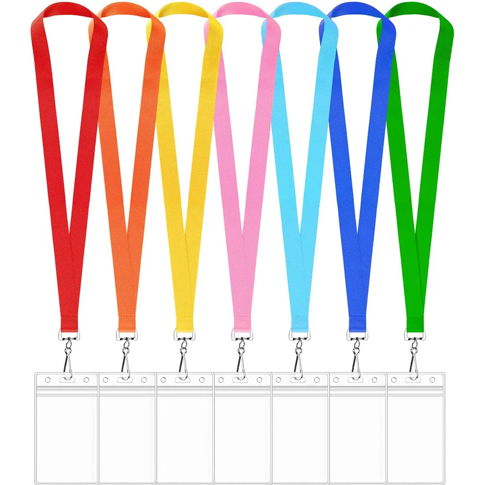 حافظة شارة الهوية، حامل بطاقات الهوية الواقية، حامل شارة، حامل معرف الحبل الملون لمكتب الحدث المدرسي