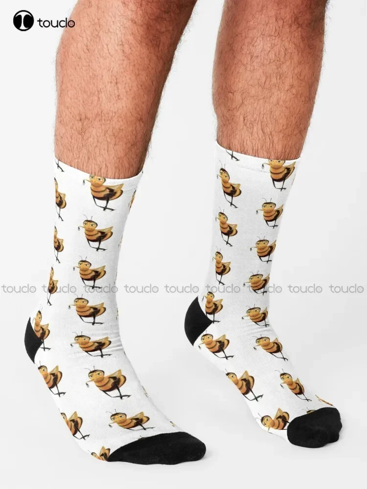 Thicc Barry B. Benson chaussettes chaussettes fines femmes haute qualité mignon élégant belle Kawaii dessin animé doux coton chaussette nouveau populaire 1 paire