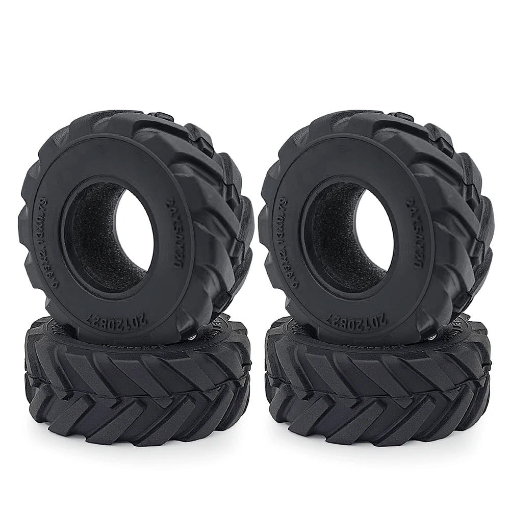 AXSPEED 4PCS 1,0" Gummireifen Schlamm Geländerad Reifen 50/54/58/62/64/65mm für 1/18 1/24 Axial SCX24 TRX4M RC Micro Crawler Auto