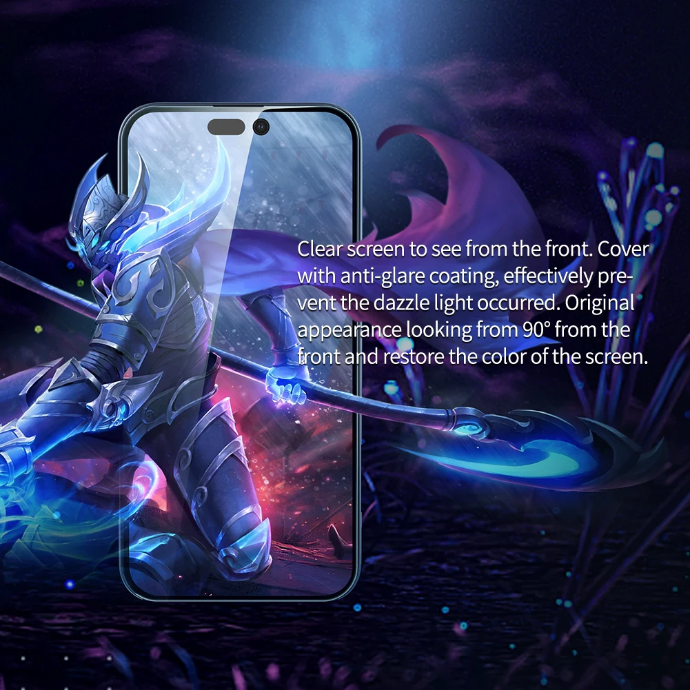 Original Nillkin for iPhone 15 Pro Max 14 15Pro 15Plus 14Pro Tempered Glass Film Anti-Spy Full Cover Privacy Screen Protector