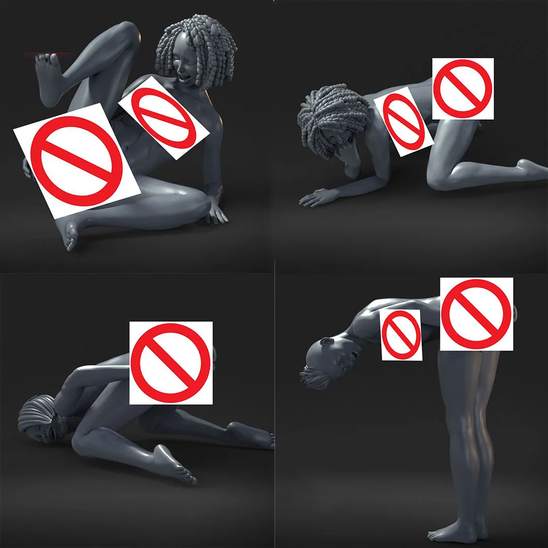 

(1/35 = 50 мм, 1/24 = 75 мм, 1/18 = 100 мм, 1/16 = 120 мм), 3d-печать, NSFW, миниатюрная модель GK, смоляный манекен, неокрашенный комплект в разобранном виде