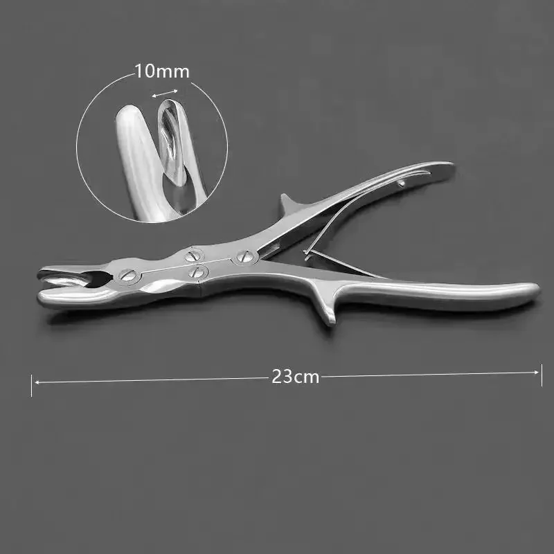 1PC Double/Single Action Bone Rongeurs Straight/Curved Orthopedics Instruments Dental Plier High Quality