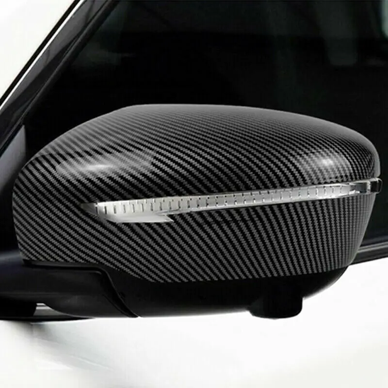 Door Mirror Cover For Nissan Qashqai X-Trail Murano Rogue Pathfinder 2015 2016 2017 2018 2019 Wing Cap Rear View Case Trim