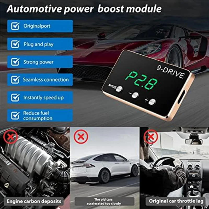 

Throttle Response Controller 9 Drive Parts Accessories Fit For JEEP JK Dodge RAM 1500