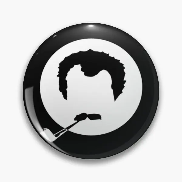 Georges Brassens  Soft Button Pin Jewelry Lapel Pin Clothes Cartoon Gift Decor Fashion Brooch Funny Creative Hat Metal Lover