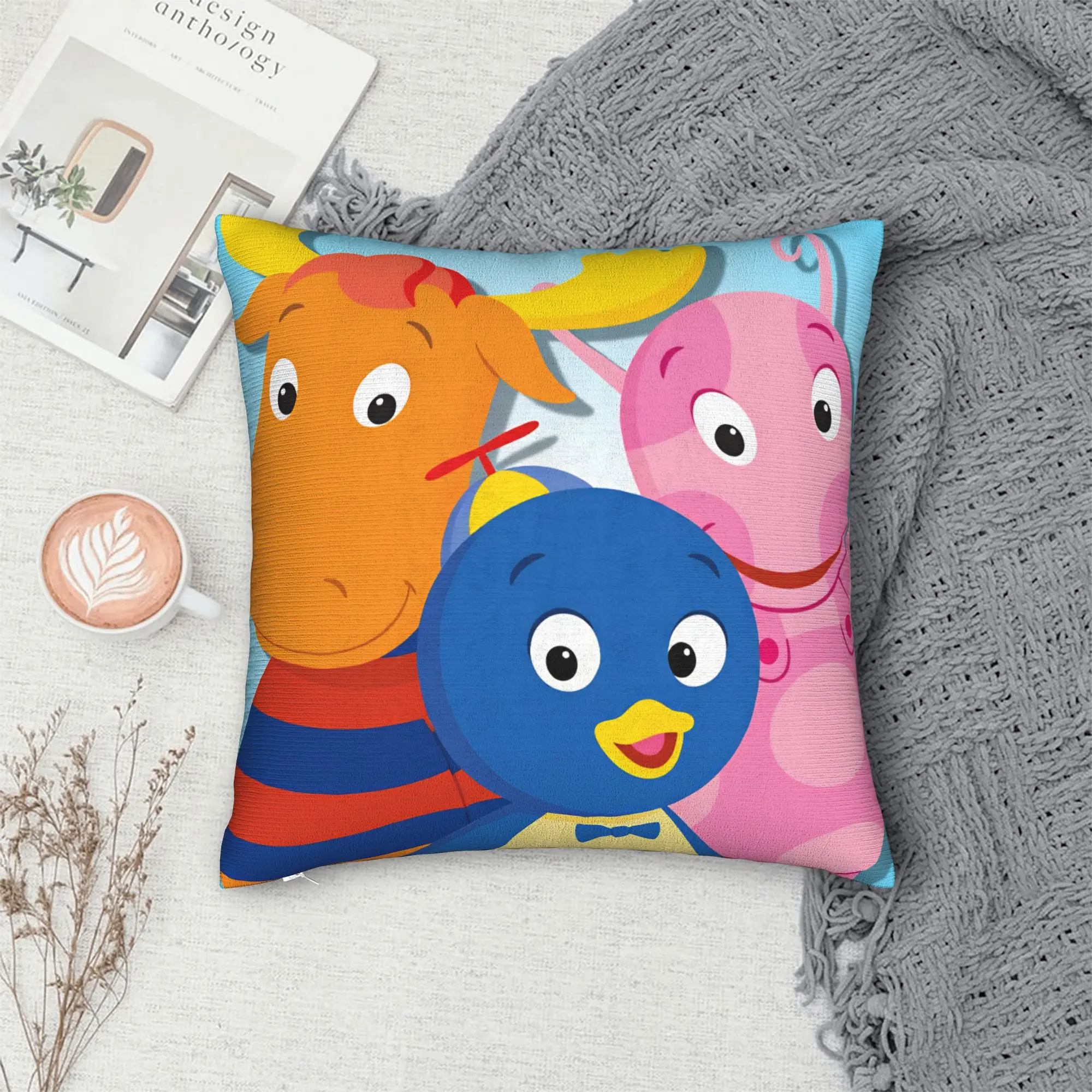 The Backyardigan Pillow Case  Soft Pillow Cover Fashion Cushion Cover For Sofa Bedroom Home Decor
