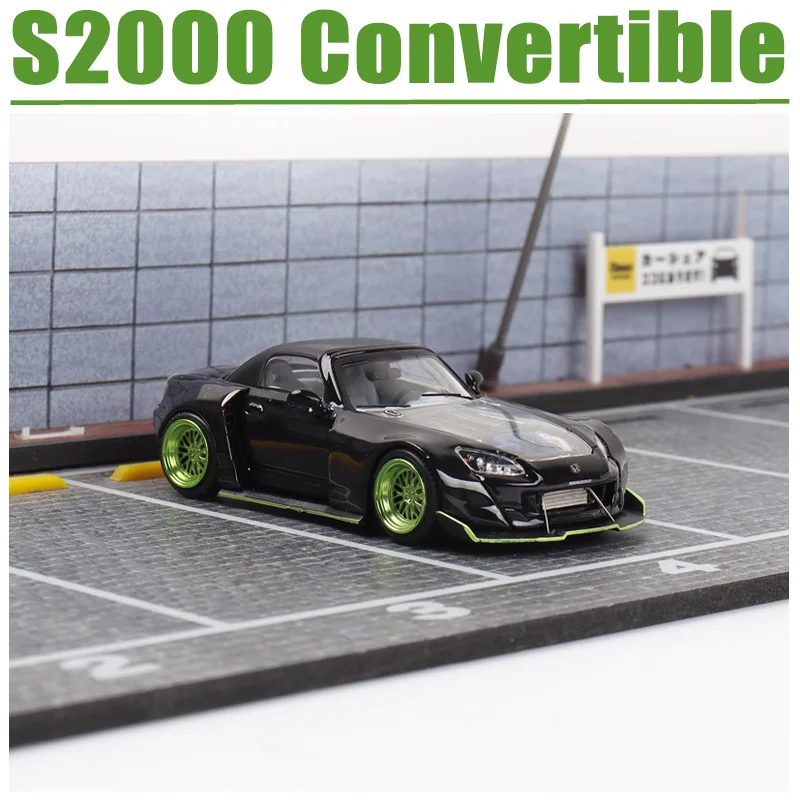 RM 1/64 S2000 Convertible Alloy Toy Motor Vehicle Diecast Metal Model Gifts