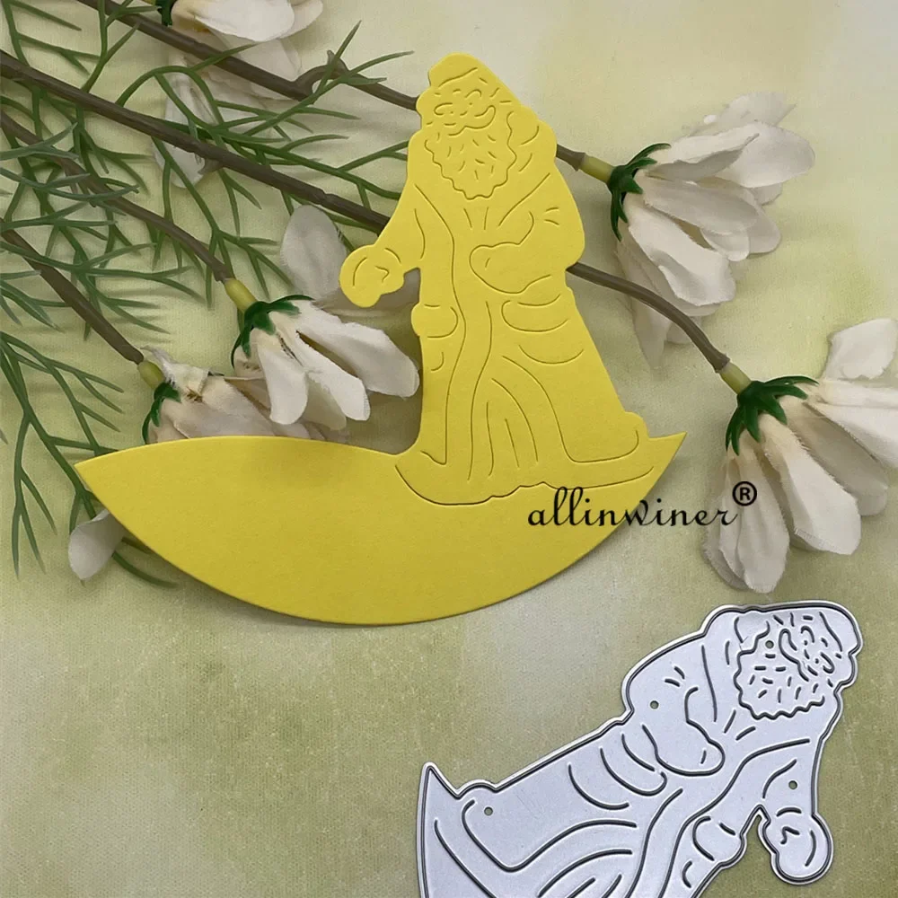 

Santa Claus frame ring Metal Cutting Dies Stencils Die Cut for DIY Scrapbooking Album Paper Card Embossing