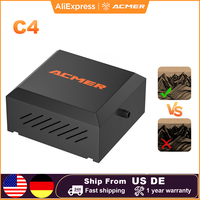 ACMER C4 Air Pump 30L/min Air Airflow Assist Kit Remove Smoke Dust Adjustable Air Assist System for Laser Engraving Machine