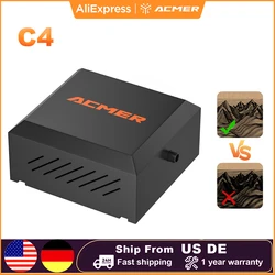 ACMER C4 Air Pump 30L/min Air Airflow Assist Kit Remove Smoke Dust Adjustable Air Assist System for Laser Engraving Machine