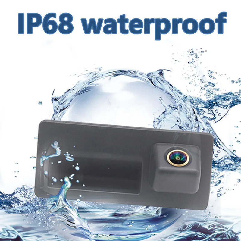 Ahd 1080p alça do porta-malas do carro câmera de backup reversa para vw volkswagen passat b5 cc eos golf 4/5polo jetta tiguan audi a3 a4 a6