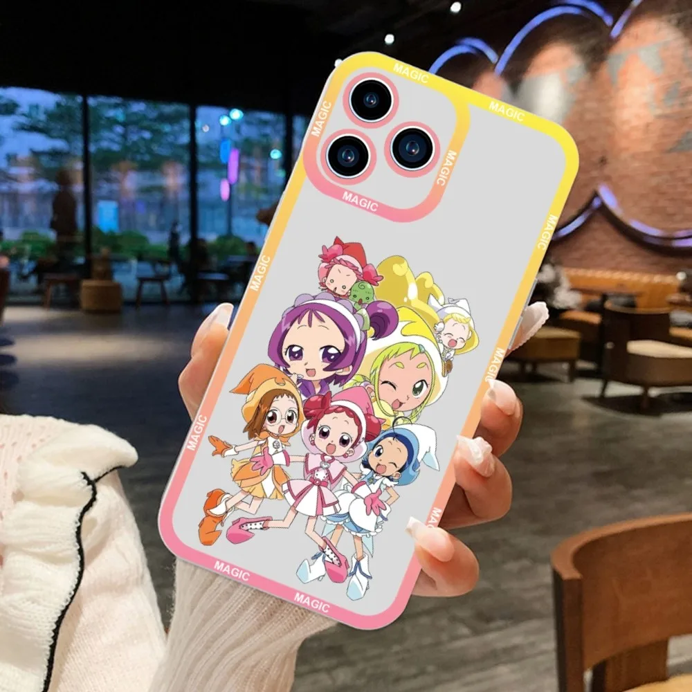 Bilibili Anime Magical DoReMi Phone Case For iPhone 11 12 Mini 13 14 15Pro Max Transparent Shell