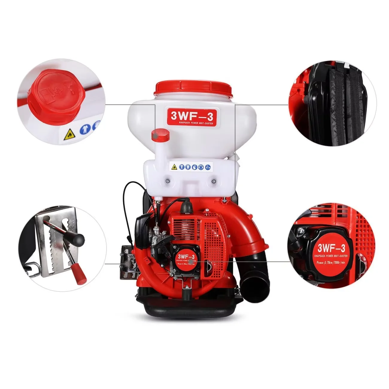 

ATV&UTVHot Sale 3WF-3 Agricultural Backpacks Sprayers Mist Duster Diesel Power Sprayer