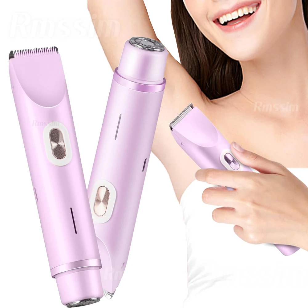 

Электрическая бритва для женщин, эпилятор для тела, триммер для бикини, женская электробритва для бикини, ног, лица, усы, безболезненное удаление волос