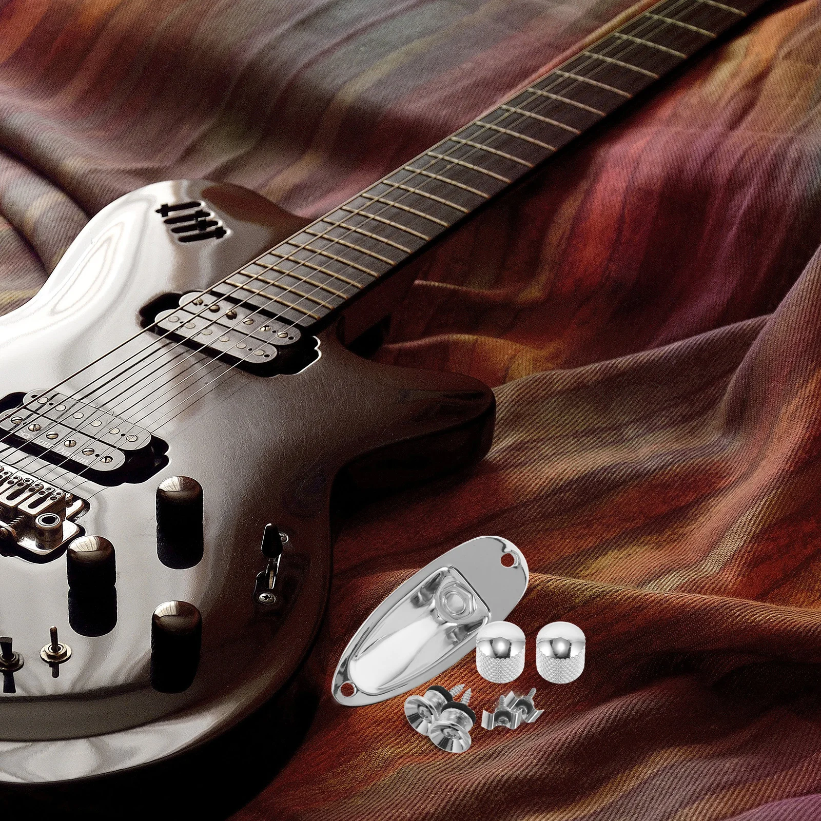 

Guitar Accessories Electric Strap Locks Input Jack Hardware Knob Tail Needle End Pin Endpin Straps