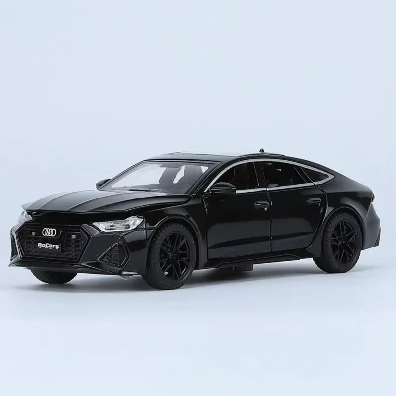 

1:32 Audi RS7 Sportback Alloy Diecasts Toys Car Model Simulation Vehicles Wheel Steering Sound Light Collectible Children's Gift