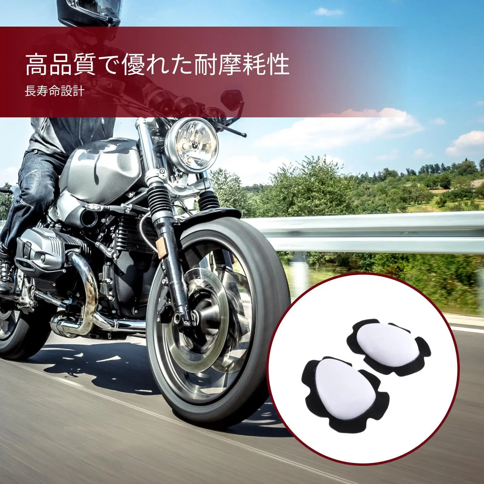 

Plastic Motorcycle Knee Pads Sliders Protective Gear Cover for BMX Enduro Motorcyclist Riding Accessories