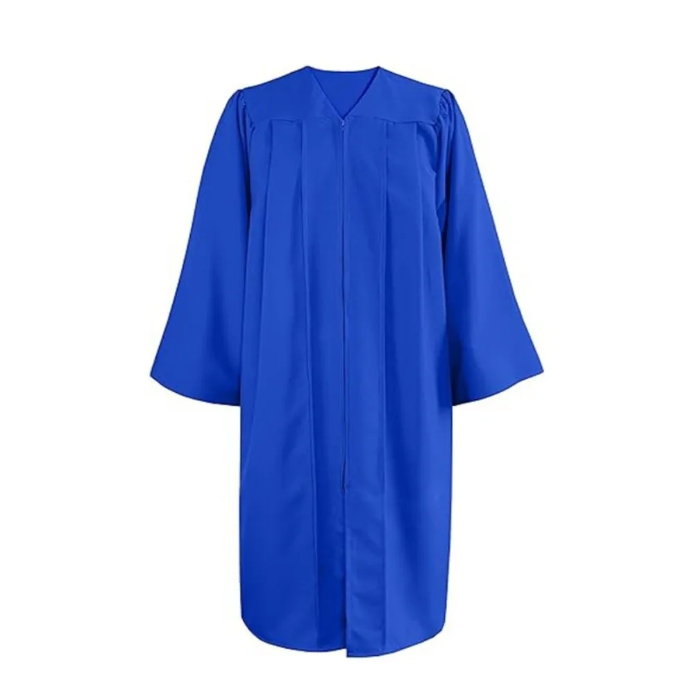 Degree Conferment Graduation Season Graduation Gown Master Solid Color Graduation Honorary Academic Robe Student Doctor