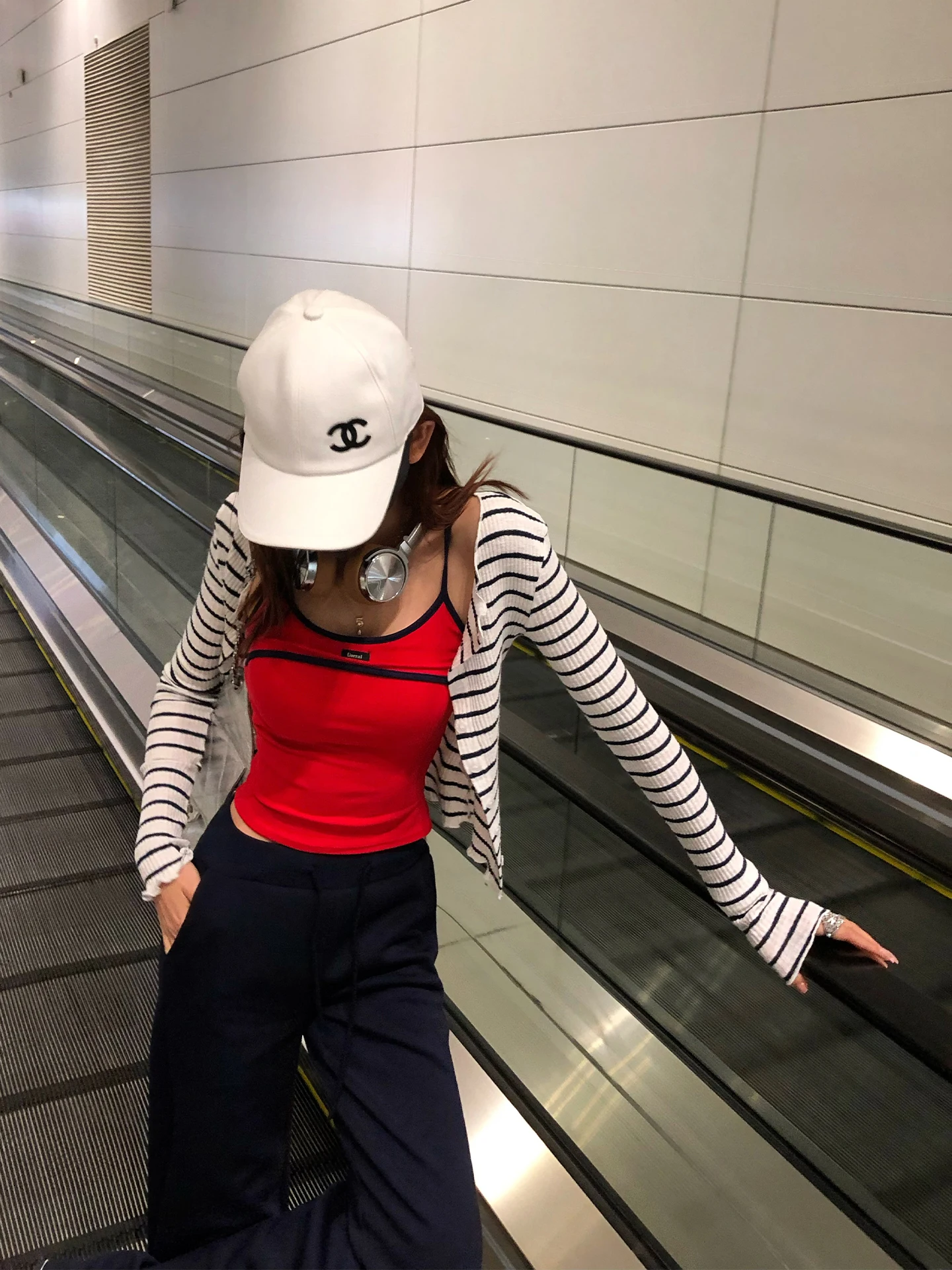 

Lililiwj Casual Style Long Sleeve Knitted Open Cardigan Women's Spring Summer New Slimming Striped Outerwear Top
