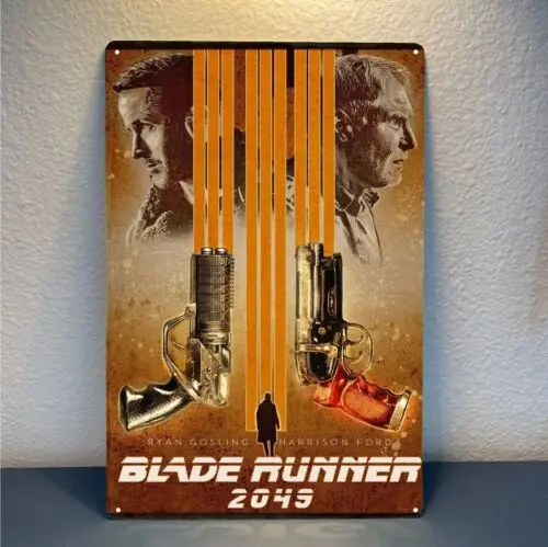 Blade Runner Movie Metal Poster Tin Sign - 20x30cm Plate