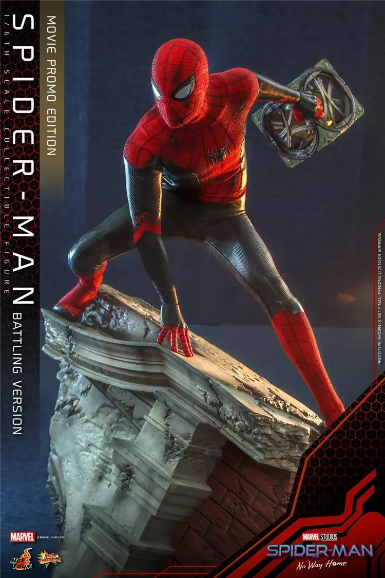 In Stock Hottoys 1/6th Mms625 Spider-Man No Way Home Spiderman Ht Original Anime Action Figures Collectible Model Toys