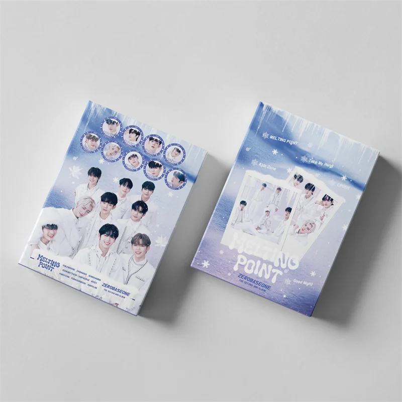 Imagem -05 - Álbum de Estreia Dia Kpop Zb1 Zerobaseone Meling Point Lomo Card Henryyang Ricky Cheng Han Bin Pequeno Cartão Postal 55 Pcs