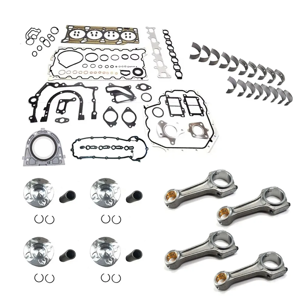 جزء المحرك إصلاح مجموعات ربط السيراميك الارضي المكبس مع قضيب محمل مجموعة صالح ENS 2.8 لتر T الديزل ل جيب رانجلر شيروكي دودج كرايسلر 2.8L