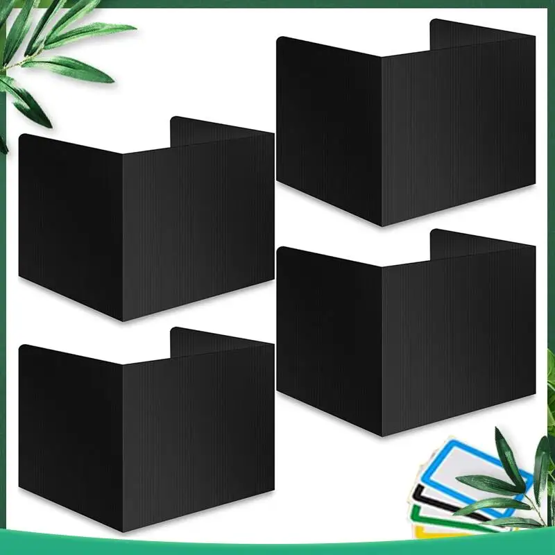 (NEW) Student Desk Dividers - Waterproof Plastic Learning Bucket Dividers, Classroom Folders Teacher Supplies Easy-To-Clean