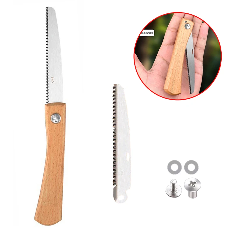 

﻿ Protable Mini Folding Saw 1 PCS Saw Blade Set For Outdoor Camping Home Garden Manual Saw Woodworking Cutting Hand Tools Kit