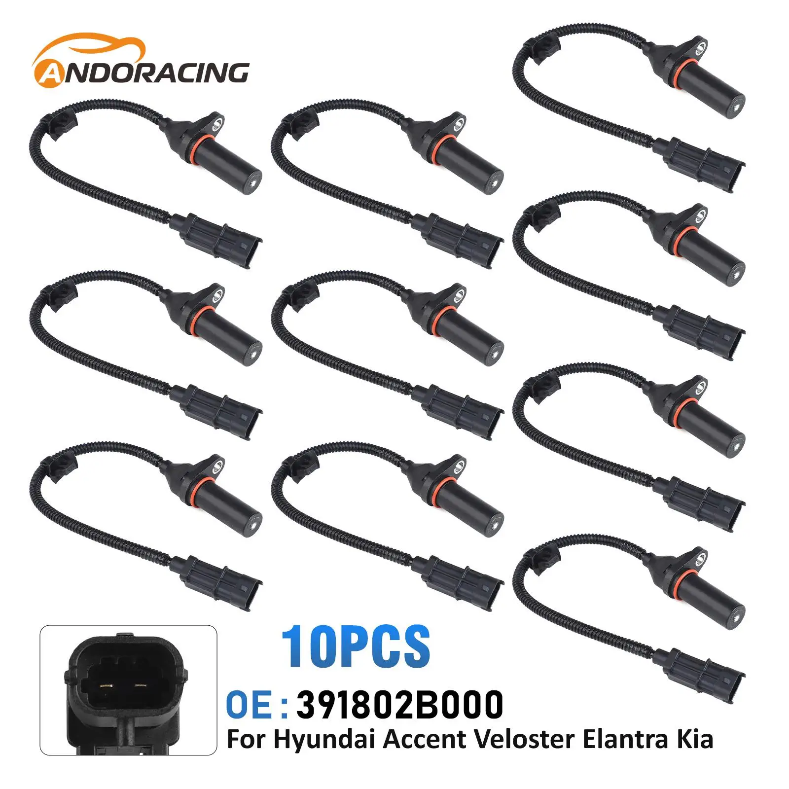 

10PCS For Hyundai Kia 2012-2019 Accent Rio 2011-2020 Elantra 2014-2020 Tucson Forte 39180-2B000 New Crankshaft Position Sensor