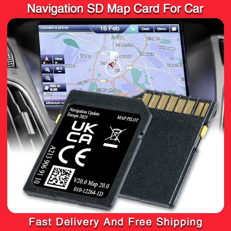 

2025 V20 Latest for Mercedes C E V X-Class GLC Car Garmin Navigation Map Sat Nav SD Card A2139069110