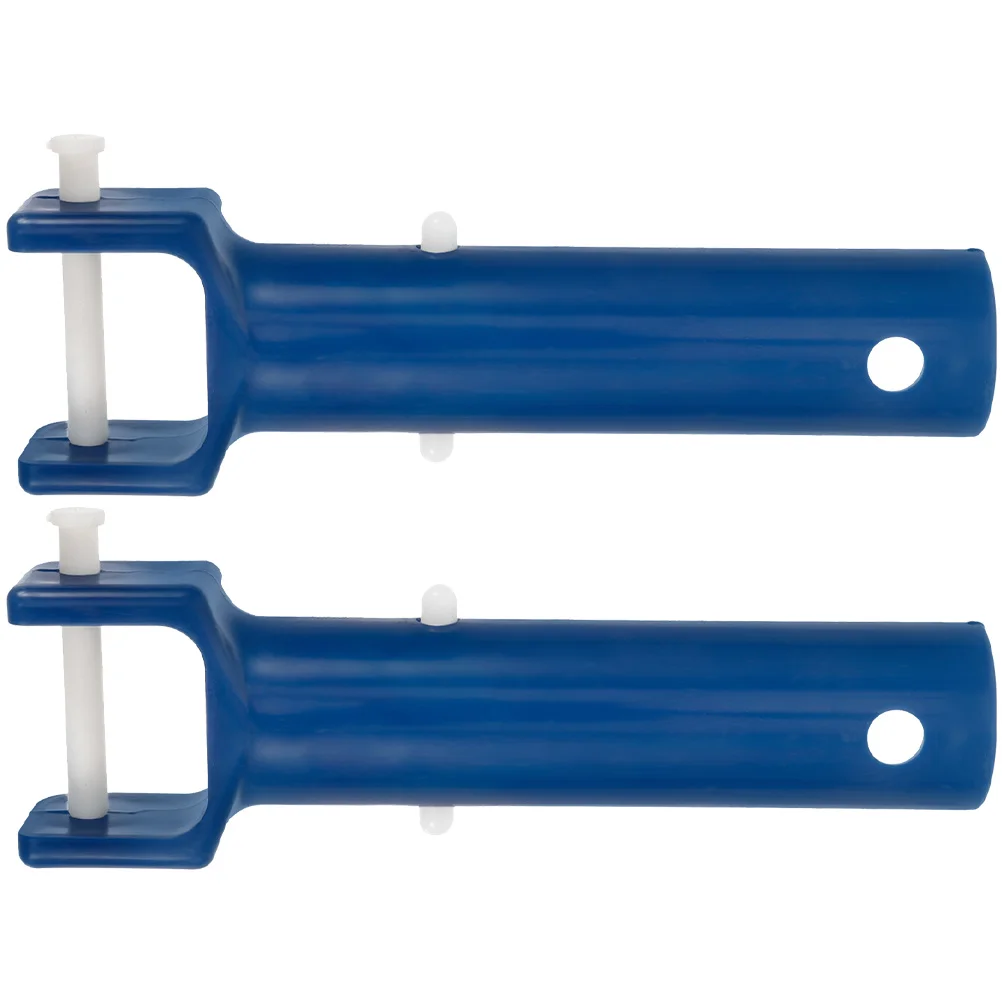 

2 Pcs Blue Handle Pool Vacuum Replacement Parts for Inground Swimming Pools Cleaning Tools Suction Head Accessories Plastic Grip