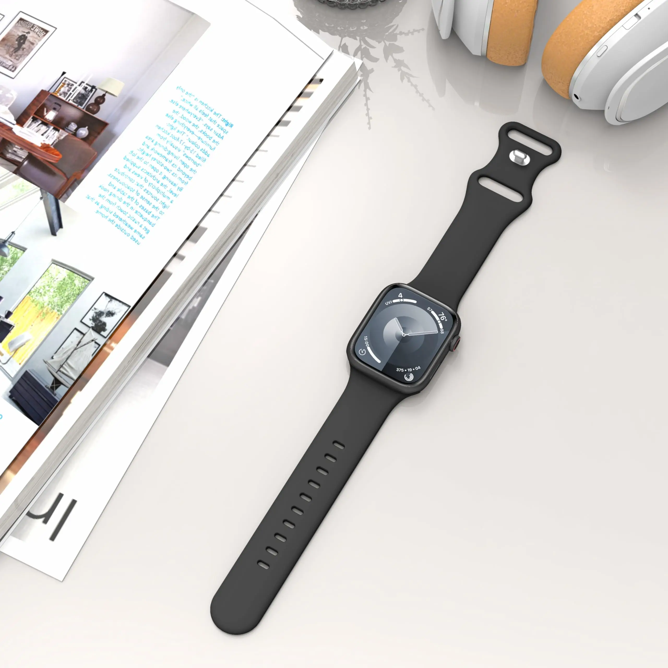 سيليكون حزام ل سوار ساعة يد آبل 46 مللي متر 45 مللي متر 44 مللي متر 41 مللي متر 40 مللي متر 49 مللي متر 42 مللي متر 38 مللي متر الرياضة سوار iWatch سلسلة الترا 2 10 9 SE 8 7 6 5