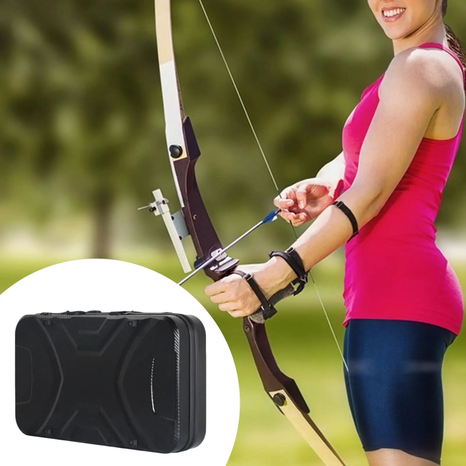 

Bow Case Gear Protection ,Large Capacity ,Professional Hard Protective Case ,Archery Bag High Density Interior Padding