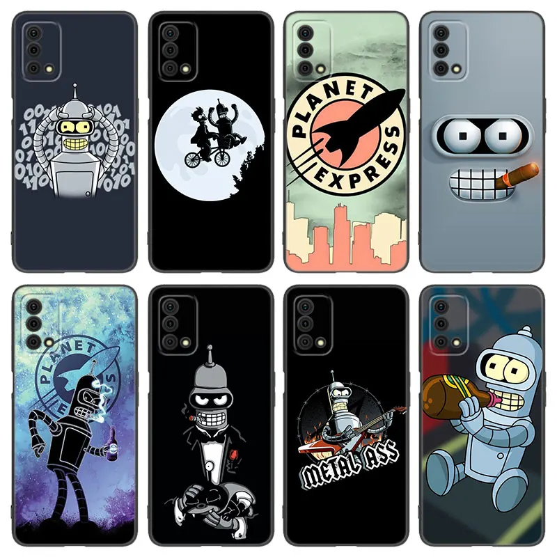 Cute F-Futuramas Phone Case For OPPO Reno 10 11 Pro A55 A57 A58 A72 A74 4G A54 A78 A98 5G A53 A93 2020 A15 A16 A17 A38 A76 A92