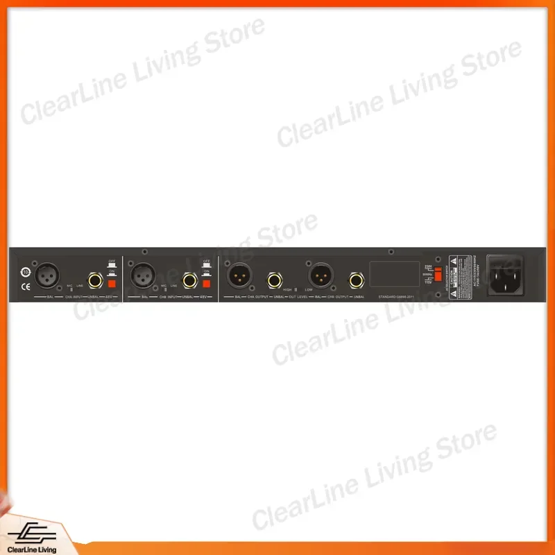 Professional Digital Audio Signal Processor Metal Housing Noise Reduction Feedback Suppressor AFC ANC Bypass Intelligent