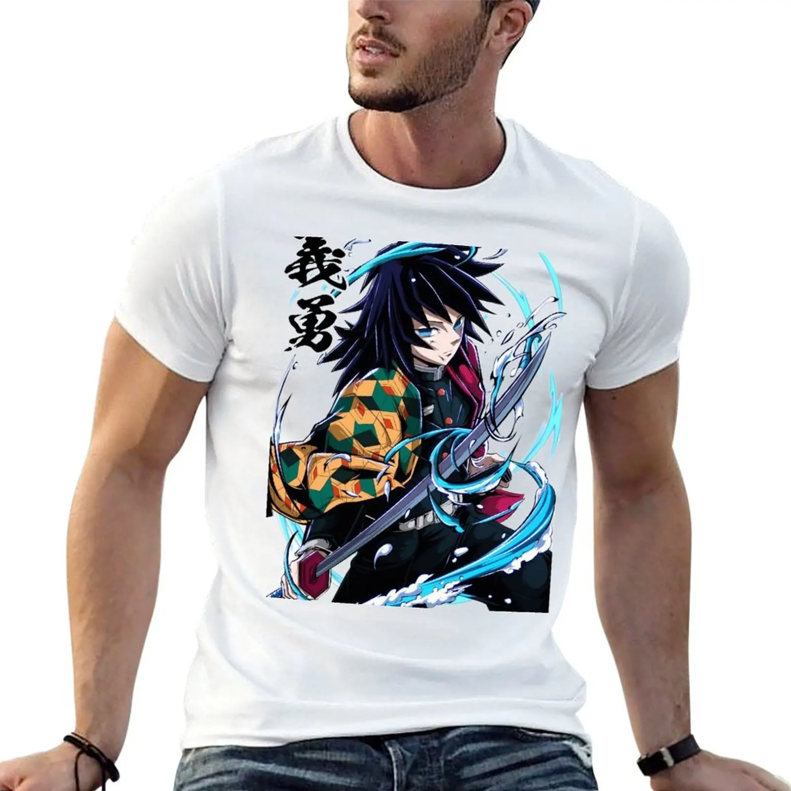 

Tomioka Water Breathing T-Shirt man t shirt summer mens graphic t shirts t shirts for man slim fit T-Shirt