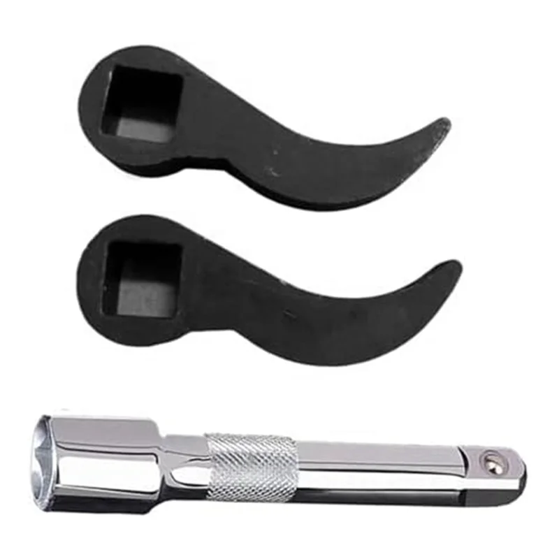 

A01F-3 Pcs Crowbar Adapter-Head Tool,Pry Bar Wrench Adaptor-Head Fits 1/2Inch Drive Ratchets Half Shaft Removal Tool