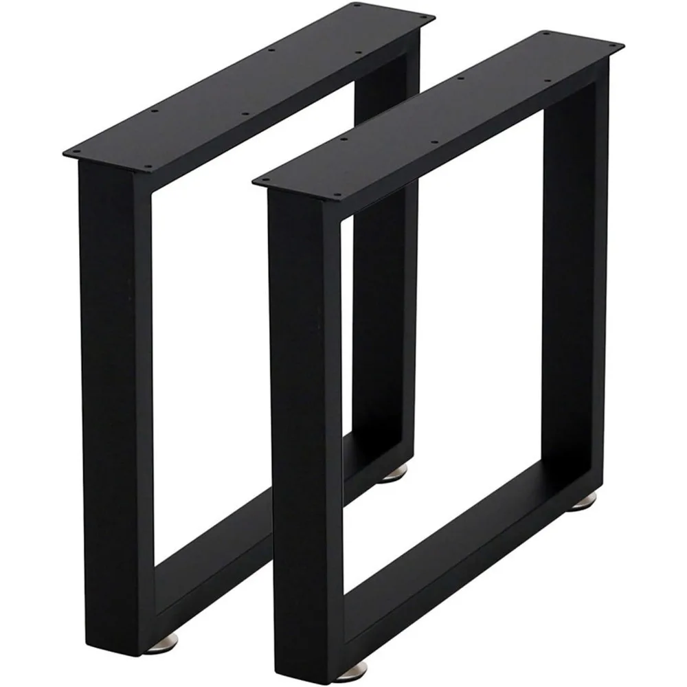 أرجل طاولة القهوة المعدنية على الطراز الصناعي، 16 ارتفاعًا، مجموعة من 2، مناسبة للأثاث والمقاعد الحديثة في منتصف القرن