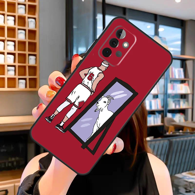 Basketball Player Case For Samsung Galaxy A53 A33 A13 A12 A22 A32 A52 A72 A51 A71 A50 A70 A21S A52S Cover