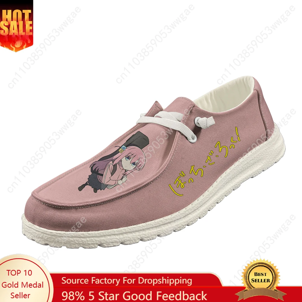 

Bocchi the Rock Casual Shoes Mens Womens Breathable Flat Footwear Casual Indoor Outdoor Lightweight Shoe Customized Couple Shoes