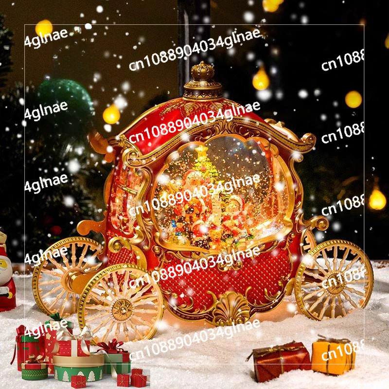 Christmas Gift Santa Tree Night Light Wind Lamp Ornament Children's Gift Ornament Couple Creative Gift Box