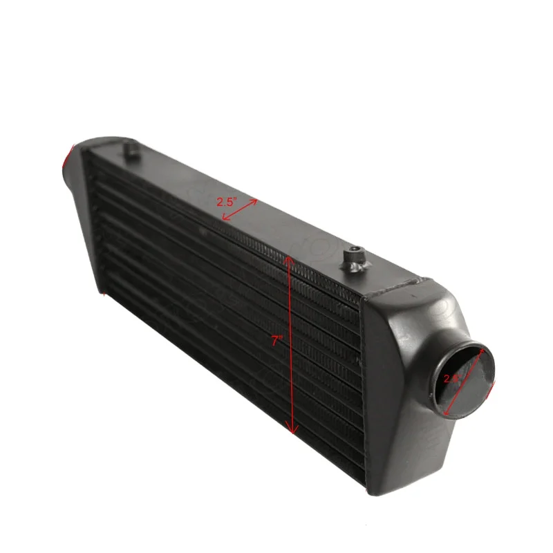 

Универсальный интеркулер 27 x 7 x 2,5 дюйма ВХОД И ВЫХОДНОЙ ДЮЙМОВ 2,5 дюйма ЧЕРНЫЙ
