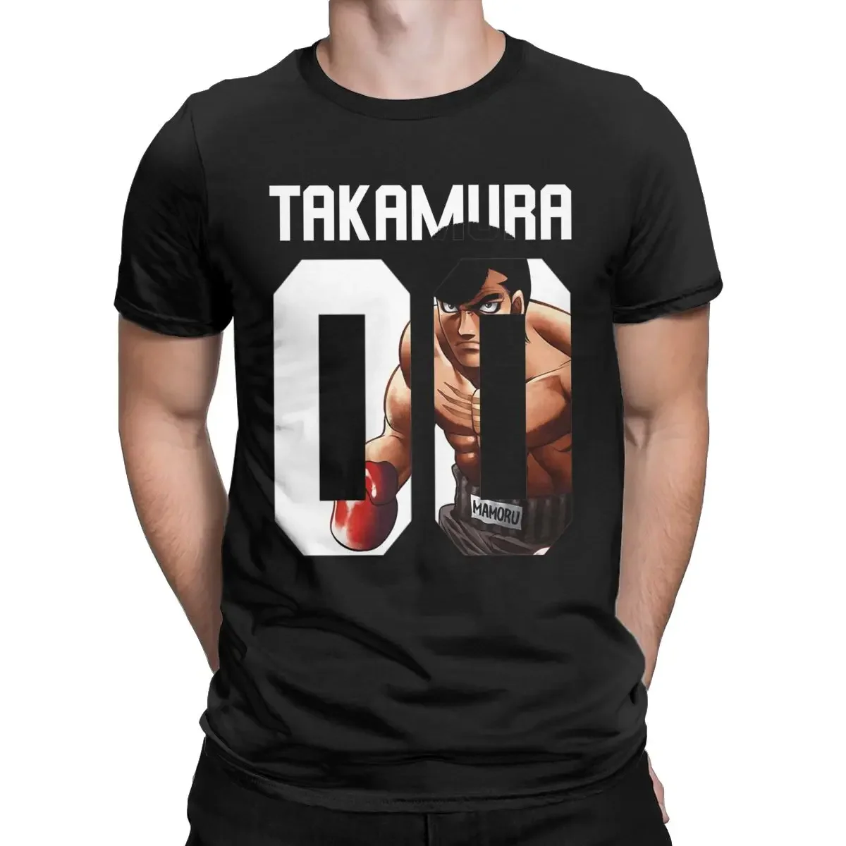 

Takamura Hajime No Ippo T-Shirt New Arrival Clothing Men Boxing Funny Pure Cotton Tees Crew Neck Short Sleeve T Shirt Crewneck