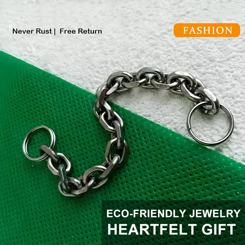 

Многоцелевая цепочка O-Link из чистого титана, короткая цепочка 7 мм, гипоаллергенная, антикоррозийная, для использования на открытом воздухе