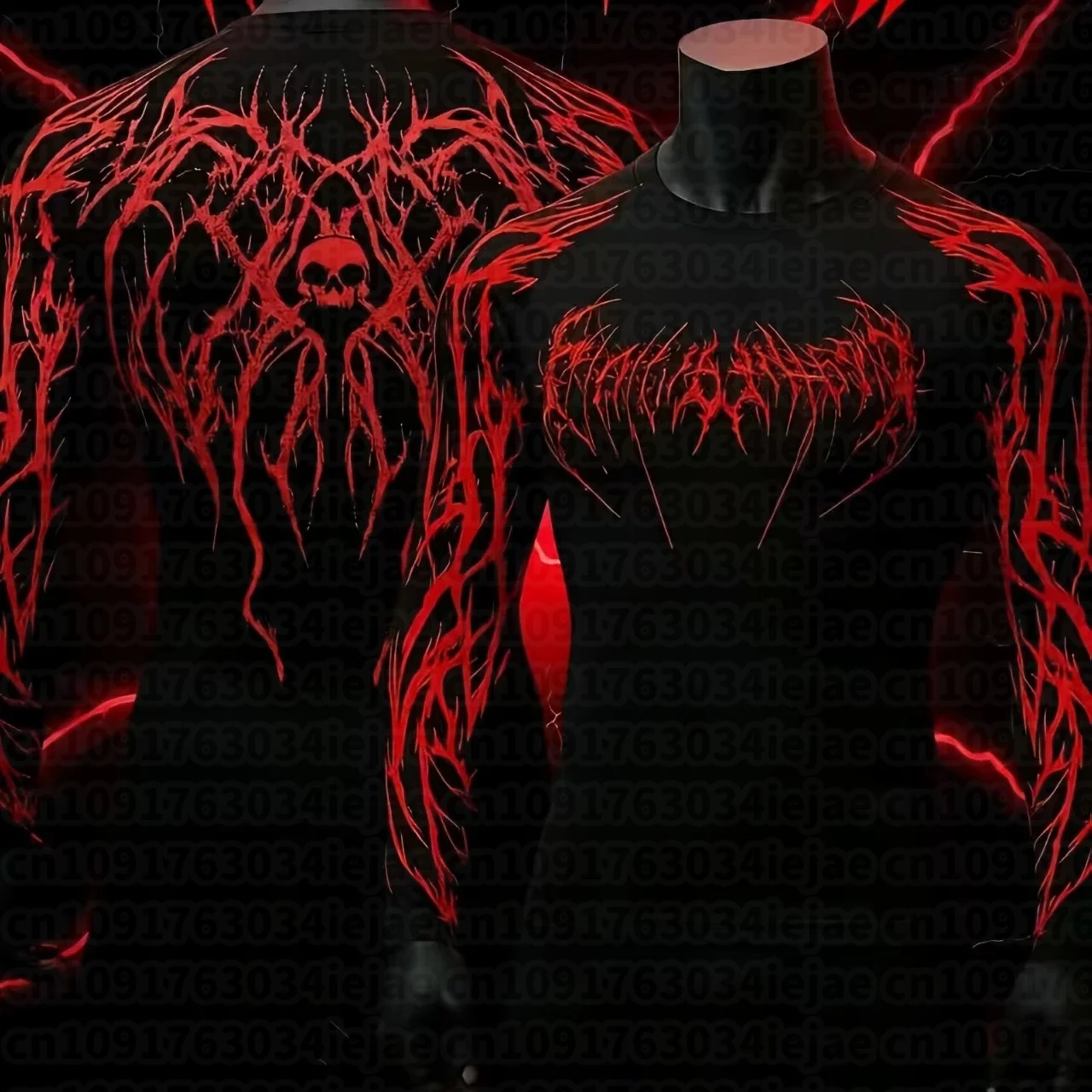 MMA Herren Kid Rashguard Rash Guard Surf Langarm Jiu Jitsu T-Shirt Herren Kompressions-Rashguard – Detail 6