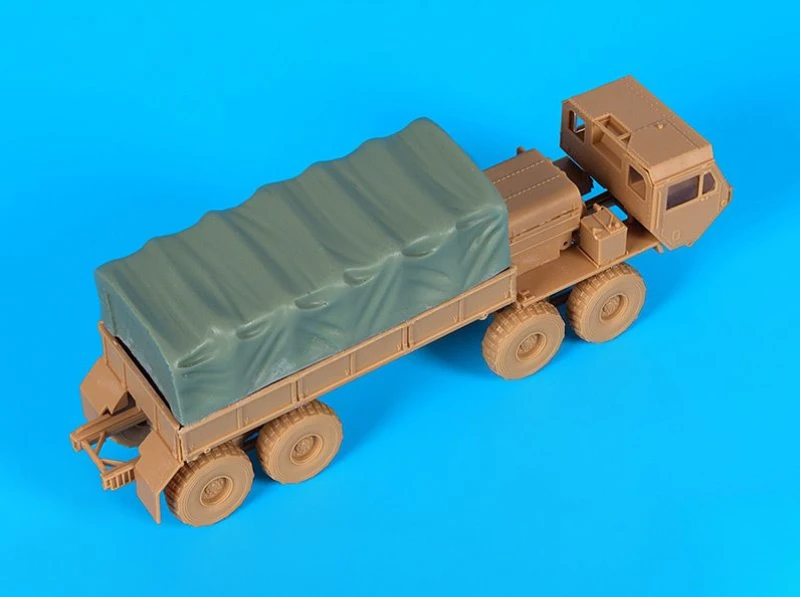 1/72 Scale Die-Cast Resin Model Assembled Kit M977 Cargo Truck Canvas Accessories Set (No Car) Unassembled and Unpainted